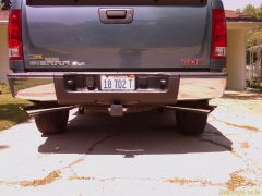 Dual exhaust store for trucks