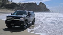 Driving on the beach