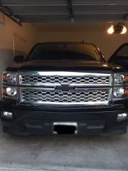 42" Curved LED Light Bar Behind Grille