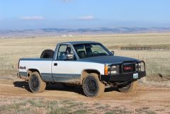 1989 GMC out on the ranch