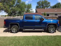 2015 GMC Sierra SLT Stone Blue Metallic