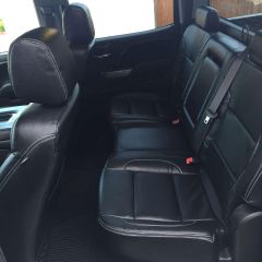 Black KatSkinz Leather Installed