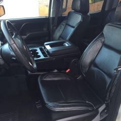 Black KatSkinz Leather Installed