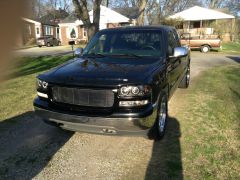 Front view of truck with CCFL Projection Halo's installed on April 8th 2013