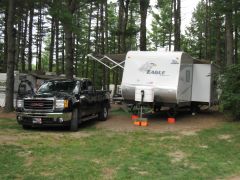 Campsite At Greenvalley Campground Vassalboro ME