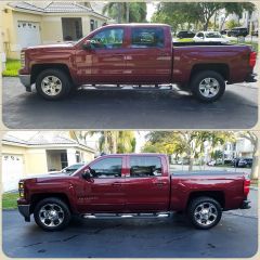 2015 Chevrolet Silverado crew cab - Ruby Red