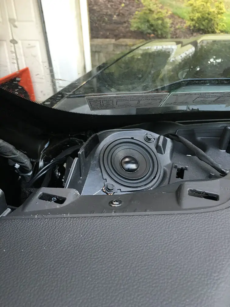 2018 silverado hot sale dash speakers