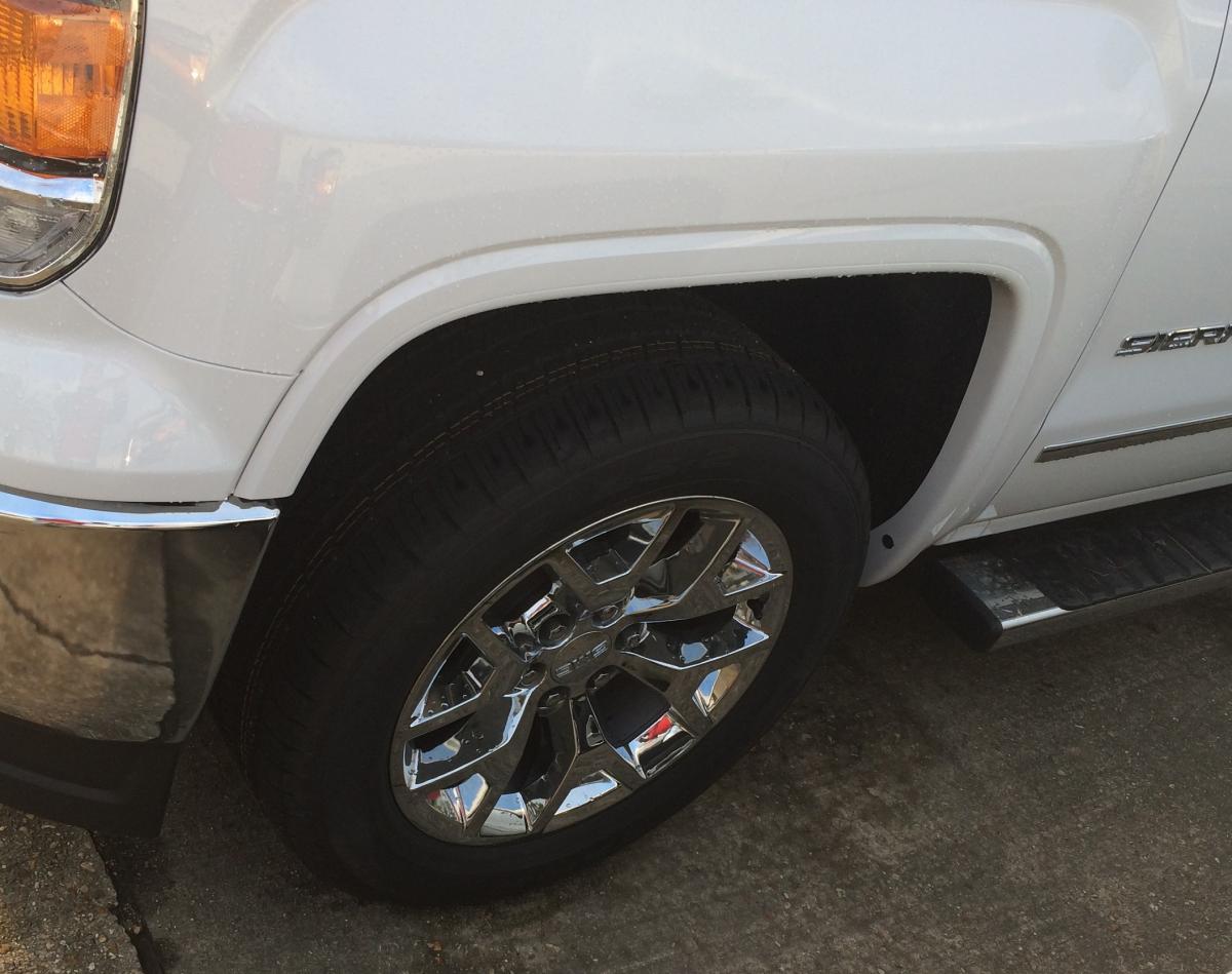 Sierra Painted Fender / Wheel Arch Moldings - 2014-2018 Silverado