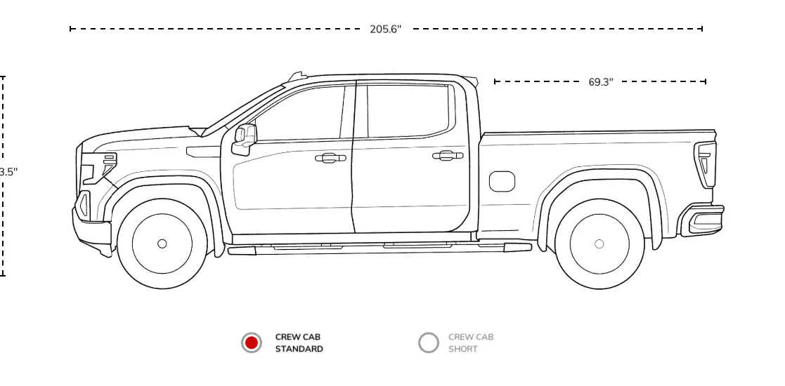 Silverado Chevy Truck Bed Dimensions Chart