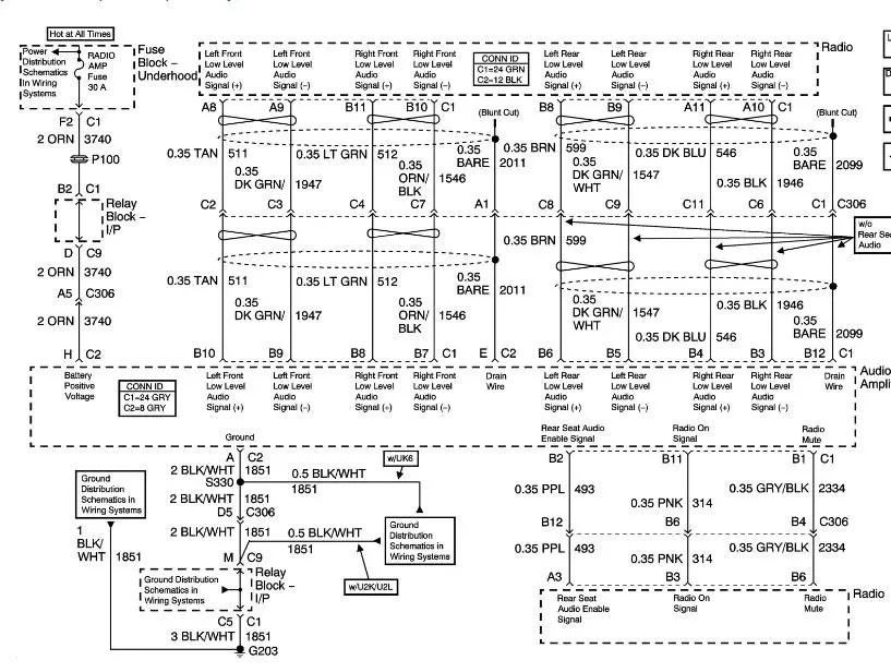 2005 Sierra Radio Wiring Diagram
