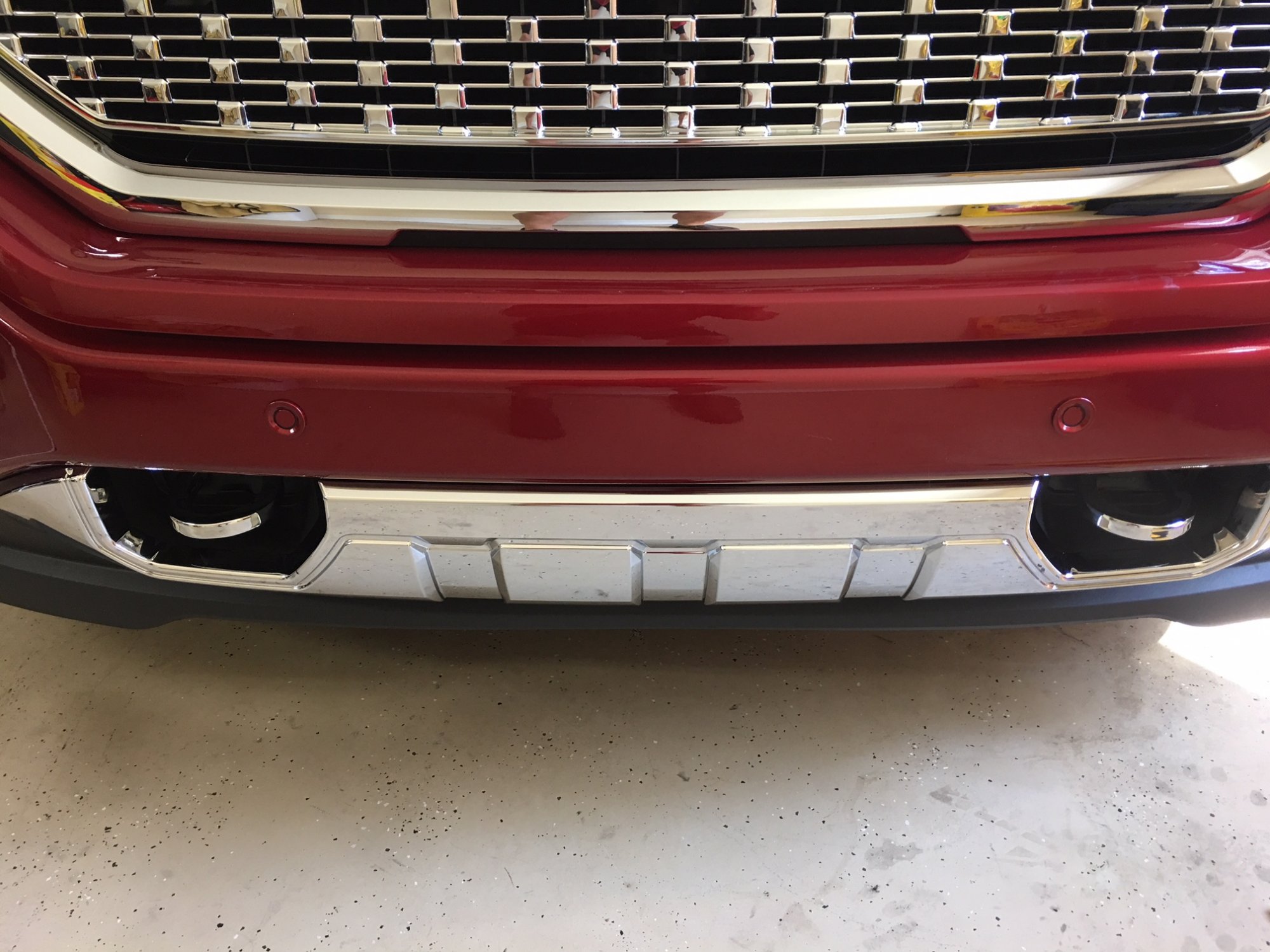2015 Sierra 1500 Front Recovery to Tow Hooks, Chrome
