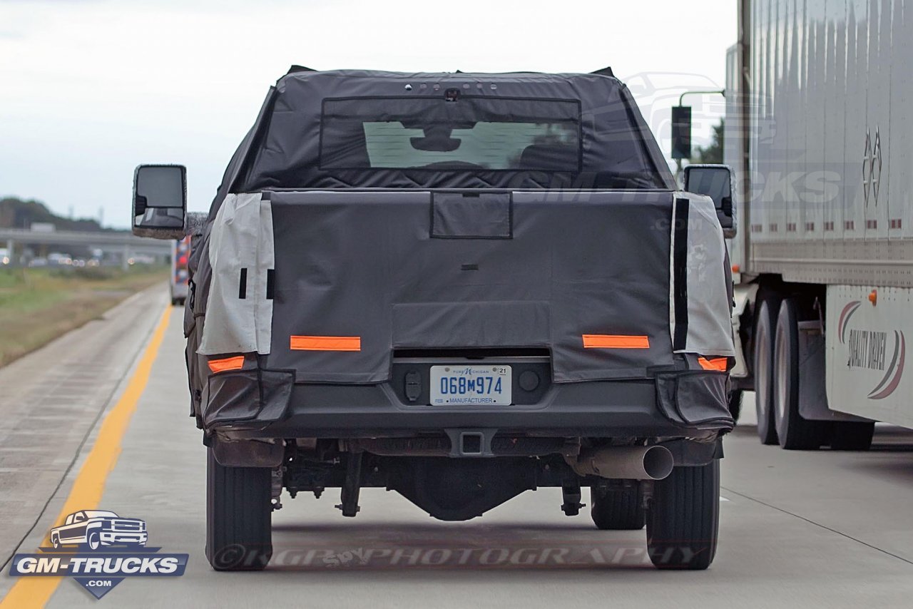 2020 Chevy Silverado 2500HD Photographed On Michigan Roads