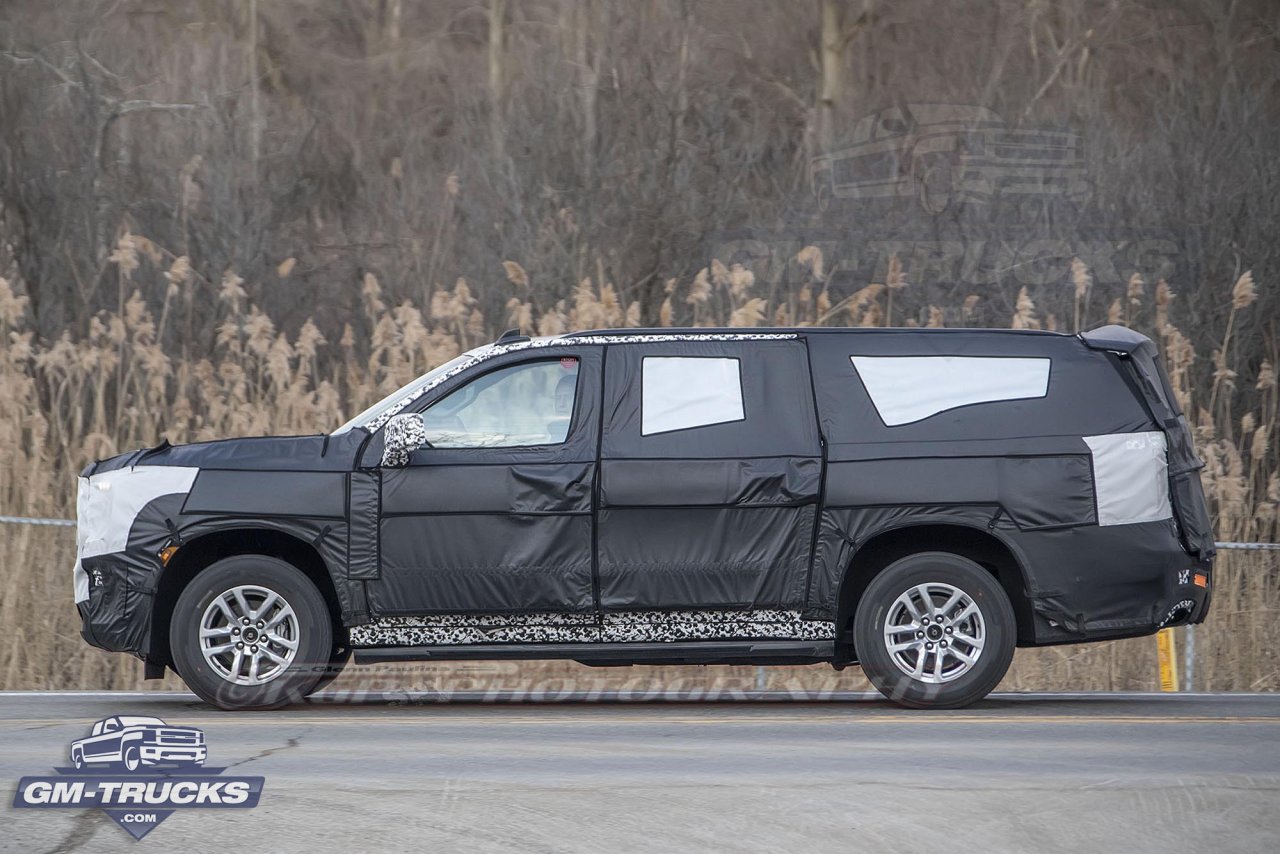 2020 Suburban, Tahoe, & Yukon Pre-Production Mules Caught Using Production Lighting