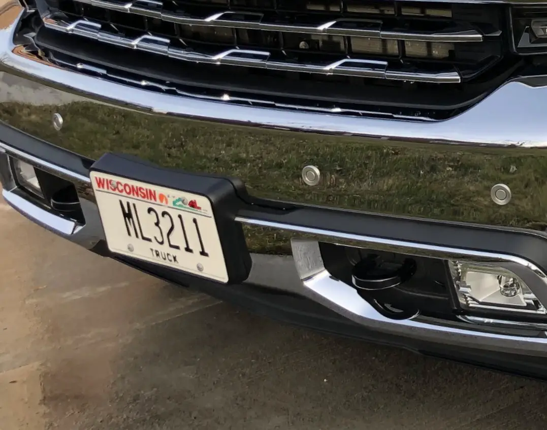 Cap on front Bumper. - 2019-2025 Silverado & Sierra 