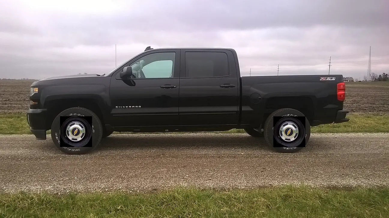 chevy truck dog dish hubcaps