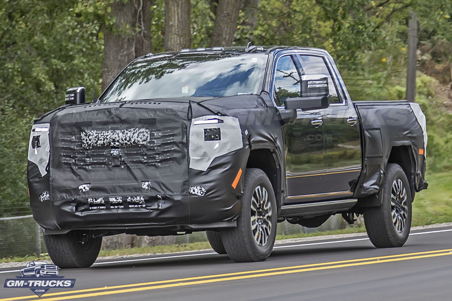Refreshed 2023 GMC Sierra HD Prototype Caught With Production