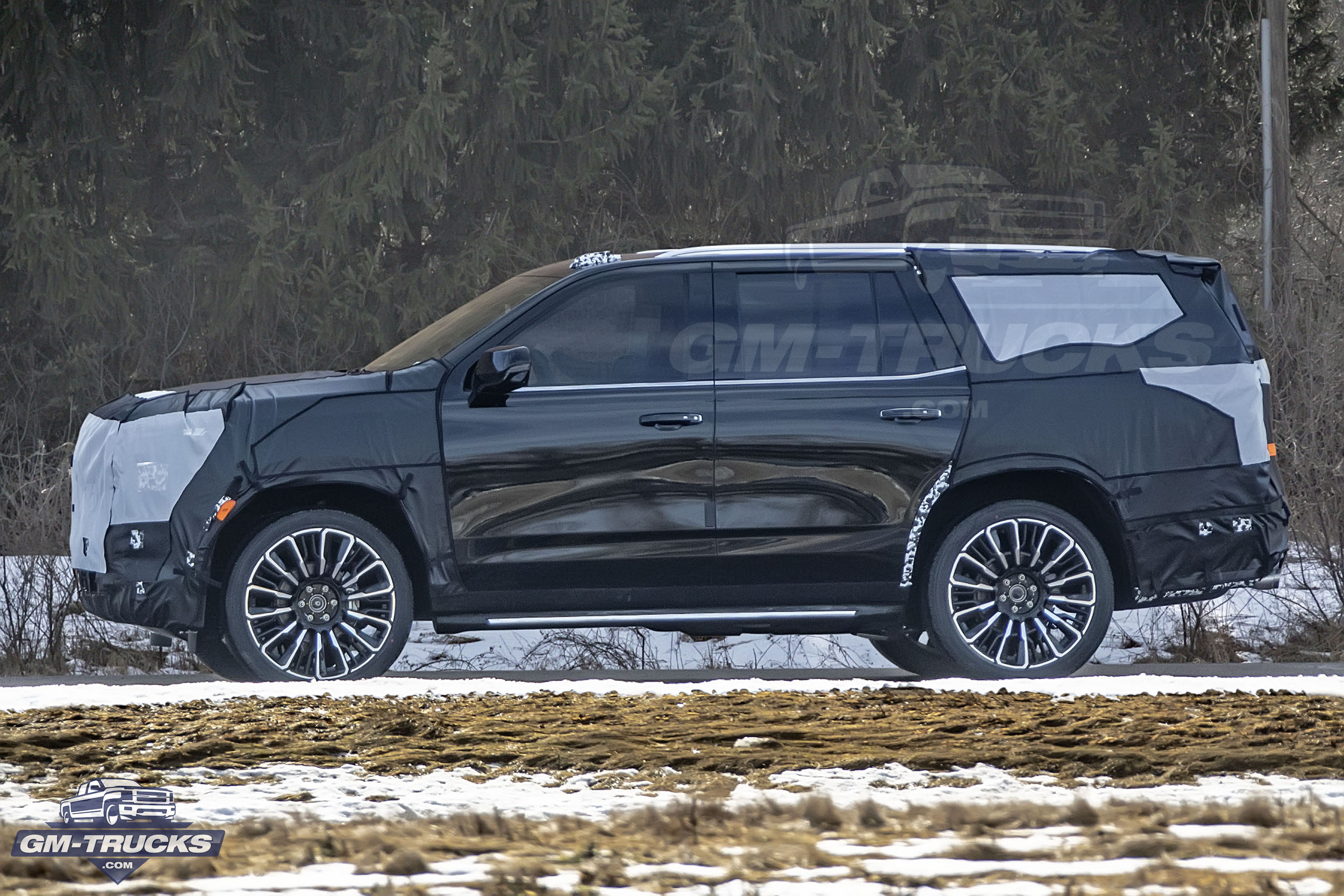 New 2025 Chevy Tahoe Photographed With Sick Wheels