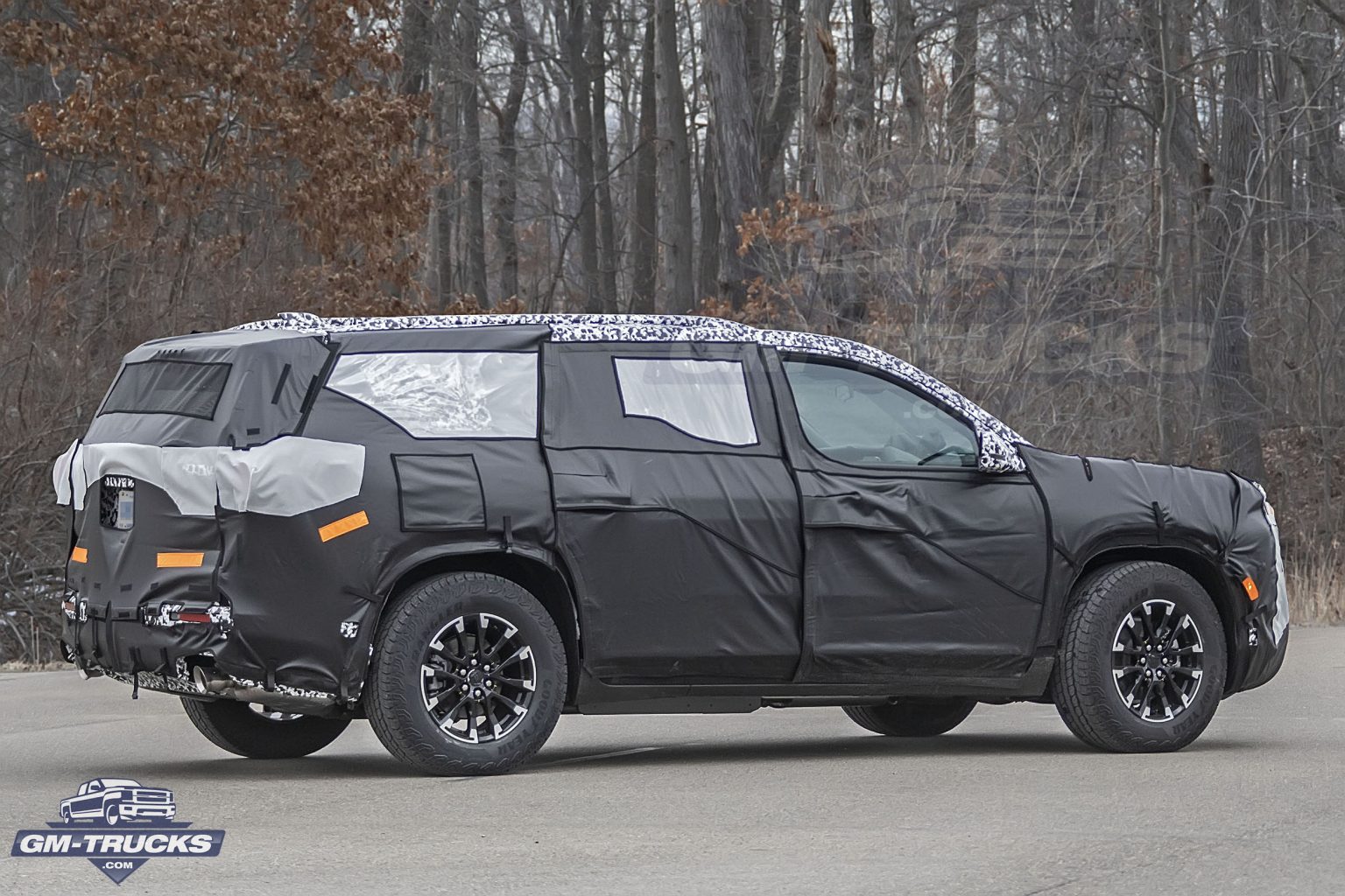 OffRoad Oriented 2025 GMC Acadia AT4 Prototype Photographed GM