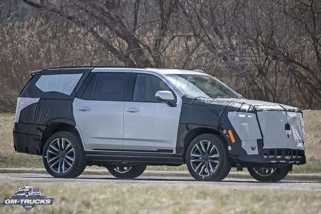 Spied: New Cadillac Escalade Styling Details Revealed | GM-Trucks.com