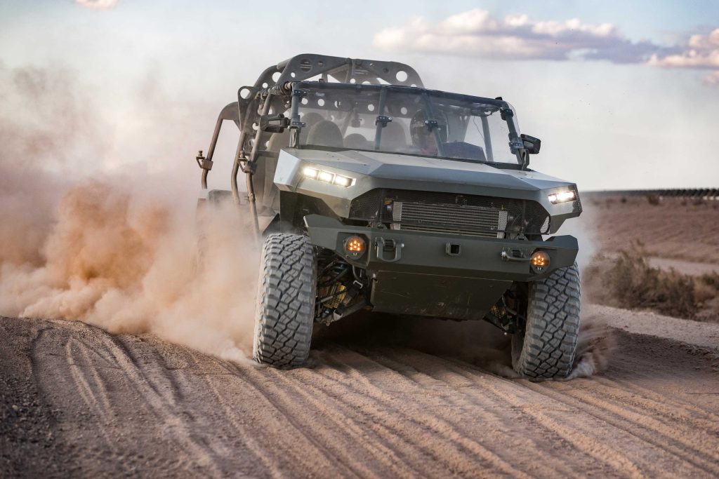 The  Army’s GM Defense Supplied new Infantry Squad Vehicle (ISV).