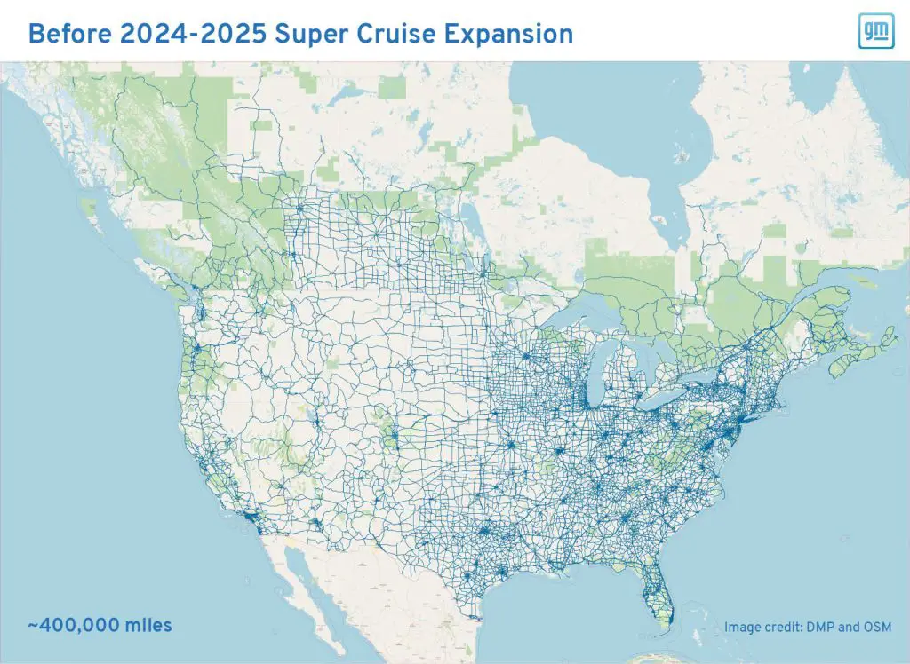 General Motors Expands Super Cruise To Over 750,000 Miles Of Roads GM