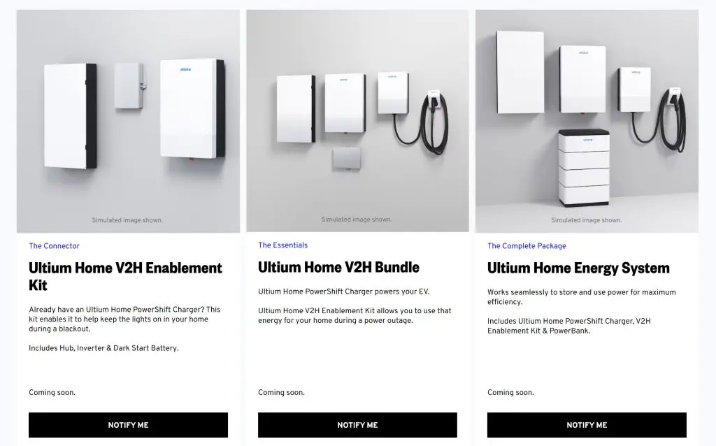 THe GM Energy lineup of equipment for home backup and EV charging