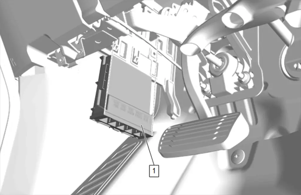 The headlight control module in the 2024 Silverado and Sierra HD that will cause headlight flashing when the battery voltage gets too low. 